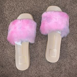 Dolce Vita Gwynn Faux Fur Slide